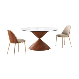MIDJ Lea Chair Clessidra Table